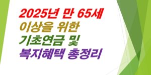 2025년-기초연금-복지혜택-총정리