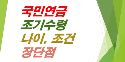 국민연금-조기수령