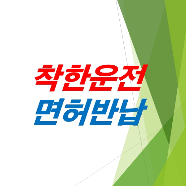 착한운전-마일리지-면허반납-지원제도