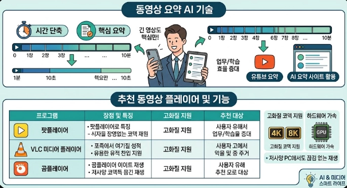 동영상-요약-ai-및-동영상-플레이어-다운로드-방법