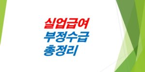 실업급여-부정수급-환수-신고-처벌