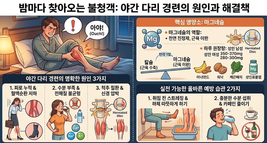 자다가-종아리-쥐나는이유-쥐예방-마그네슘효과
