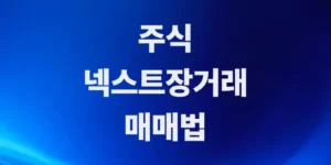 주식-넥스트장거래란-밤에-열리는-보너스-시장