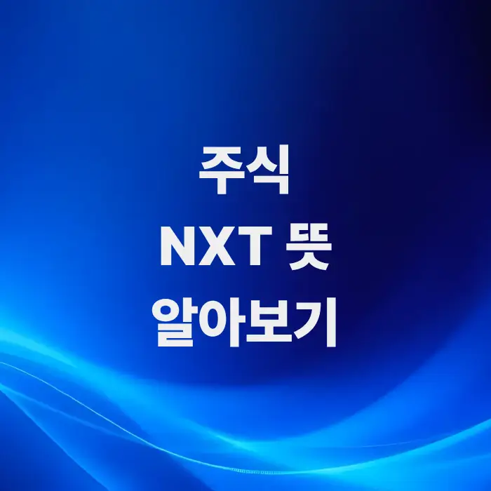 주식nxt뜻-전통적인-가치주와-미래-기술주의-성격-비교