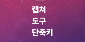 캡쳐-도구-단축키