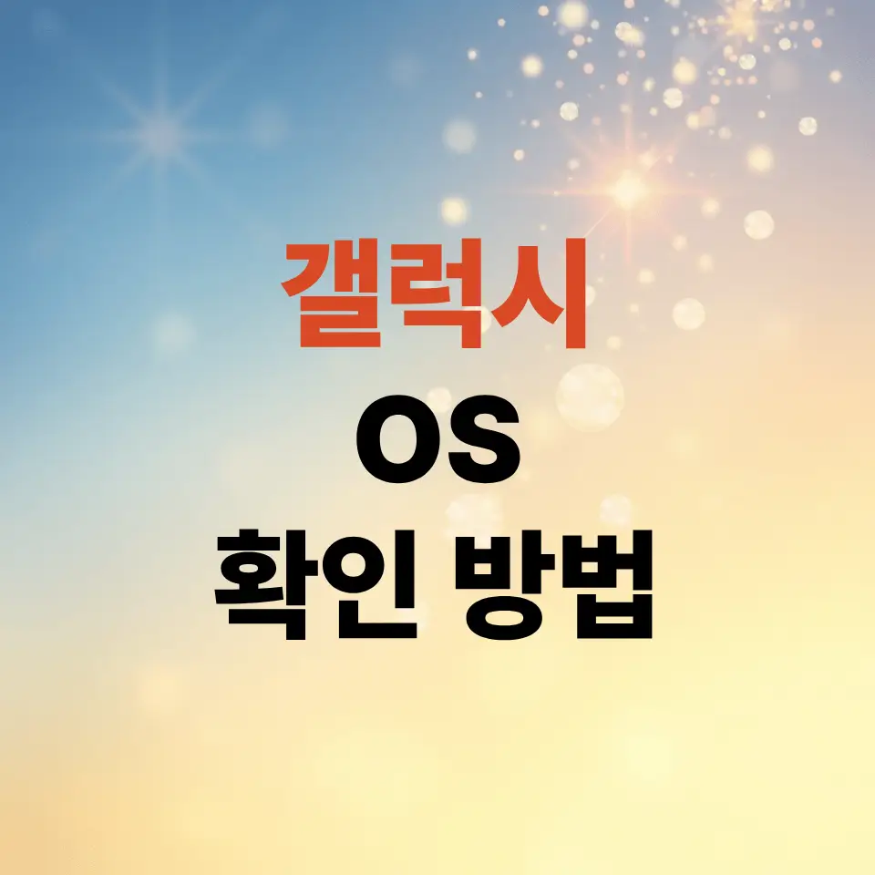 갤럭시-os-확인방법-3초-만에-끝내는-터치-순서