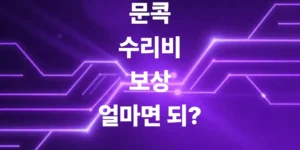 내-차-문짝-푹-파였다면-문콕-수리비-문콕-보상
