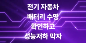 전기-자동차-배터리-수명-확인하고-성능-저하-막기